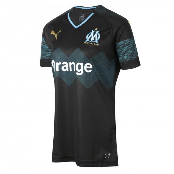 Marseille Trikot Auswarts Damen 2018-19 Schwarz Fussballtrikots Günstig